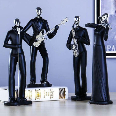 Statue Homme <br/> Groupe de Musiciens