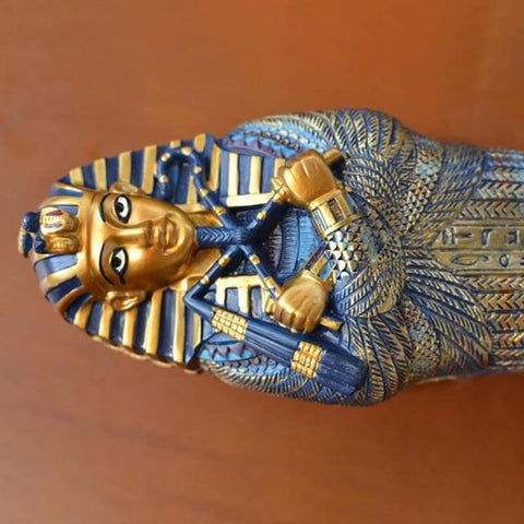 Pharaon Statue Egyptienne <br/> Momie 22 cm