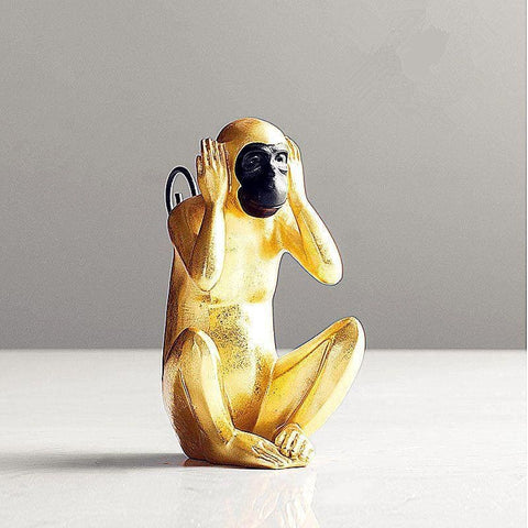 Statue Gorille <br/> Singe d'Amazonie 17 cm