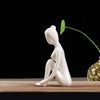 Statue Femme <br/> Yoga Zen 8 à 14 cm