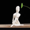 Statue Femme <br/> Yoga Zen 8 à 14 cm