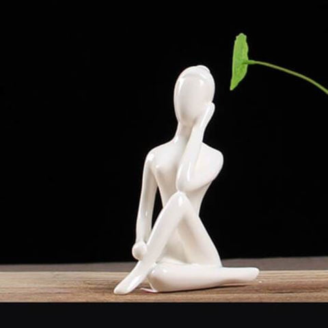 Statue Femme <br/> Yoga Zen 8 à 14 cm