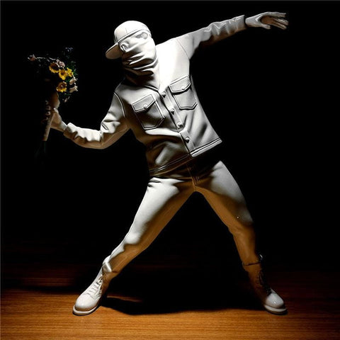 Sculpture Contemporaine <br/> Banksy Flower Bomber