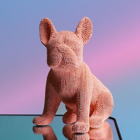 Statue Bouledogue <br> Bouledogue Français Résine 19 cm