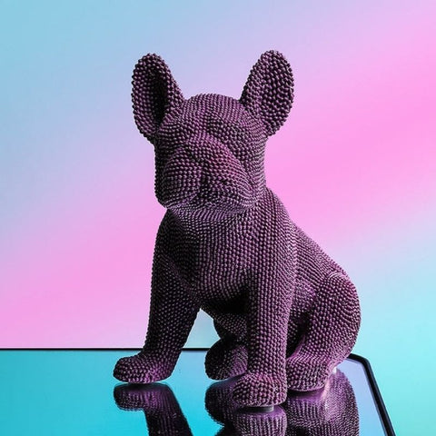 Statue Bouledogue <br> Bouledogue Français Résine 19 cm