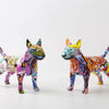 Figurine Bull Terrier Kuatéh Shae 59x23x51 cm Multicolore Figurine Bull Terrier Kuatéh Shae 59x23x51 cm Multicolore