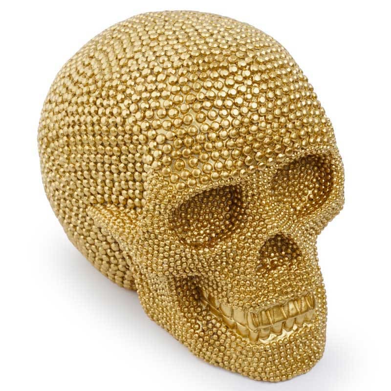 Figurine Fée Tête De Mort Décoration Figurine Crâne Pop Art - Résine Peinte Statue Crâne Couleur Logo