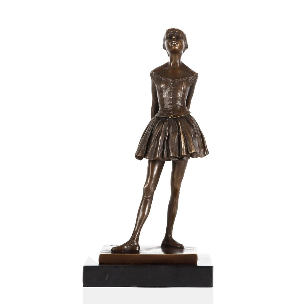 Statue en bronze style Art Déco danseuse de ballet 29 cm