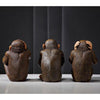 figurine les 3 singes de la sagesse