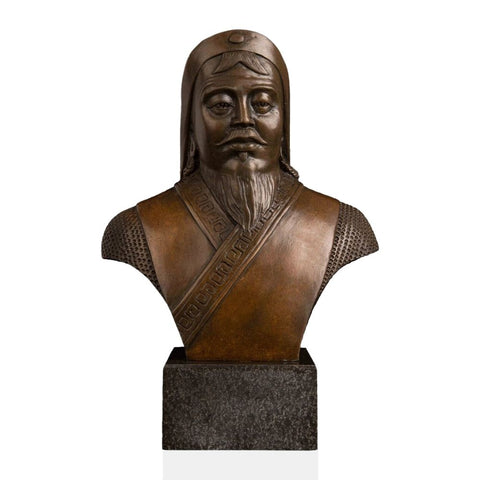 genghis khan bronze