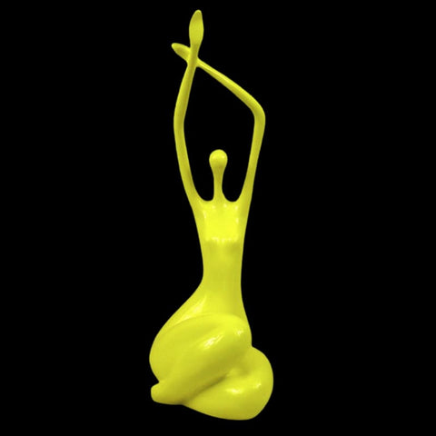 Statue Femme <br/> Ronde Assise 34 cm