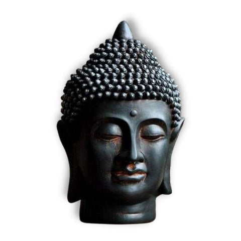 Sculpture Moderne Tête <br/> de Bouddha Méditation