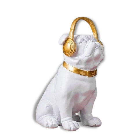 Statue Bouledogue <br/> Anglais Casque