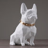 Statue Bouledogue <br/> Origami Collier