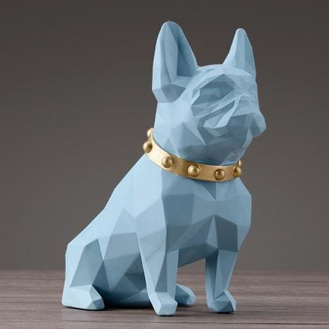 Statue Bouledogue <br/> Origami Collier