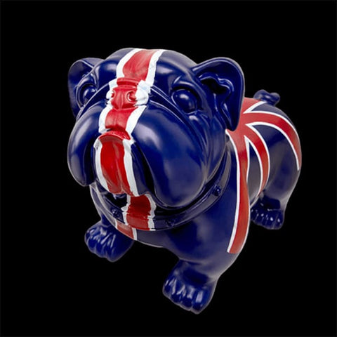 statue bouledogue drapeau anglais