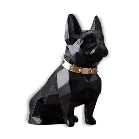 Statue Bouledogue <br/> Origami Collier 25 cm