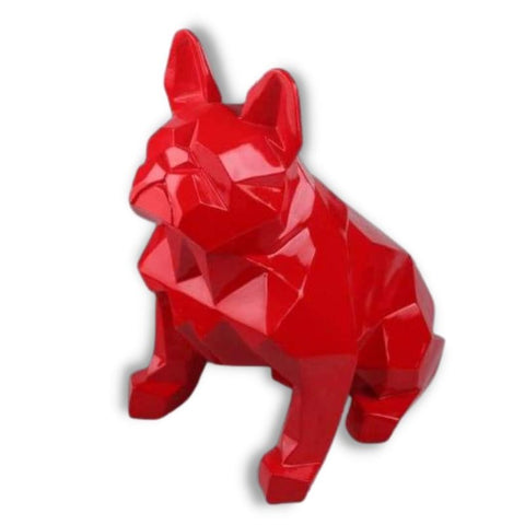 Statue Bouledogue <br/> Origami 20 cm