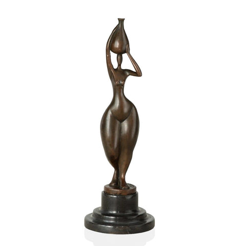 statue bronze africaine