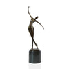 statue bronze femme debout