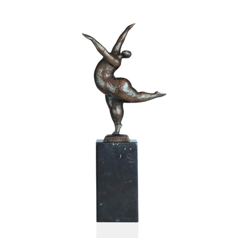 statue bronze moderne