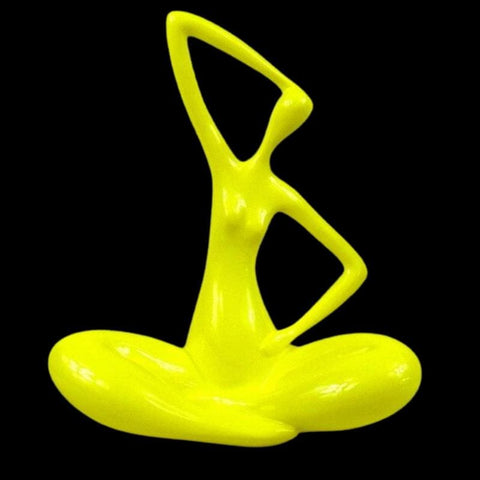 Statue Femme Ronde <br/> Design Yoga 27 cm