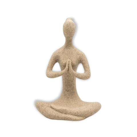 Statue Femme <br/> Statue Yogi Zen Pierre