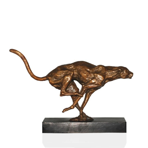 statue guepard