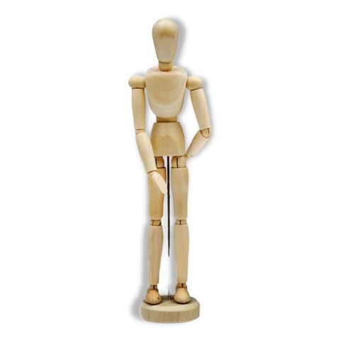 Statue Homme <br/> Mannequin Bois Articulé