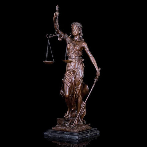 statue justice bronze