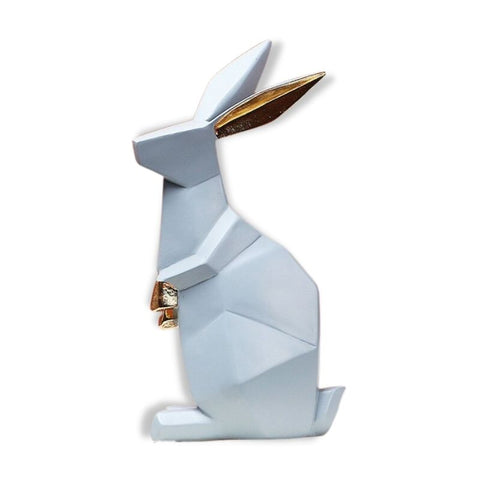 statue lapin origami