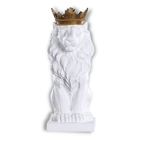 Statue Lion Décoration <br/> Roi 20 cm