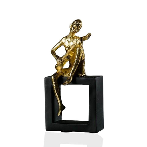 Statue Femme <br/> Musicienne Design 20 cm