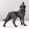 statue origami loup