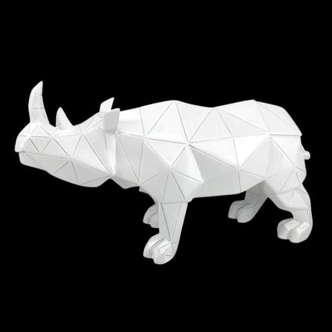 statue rhinoceros origami