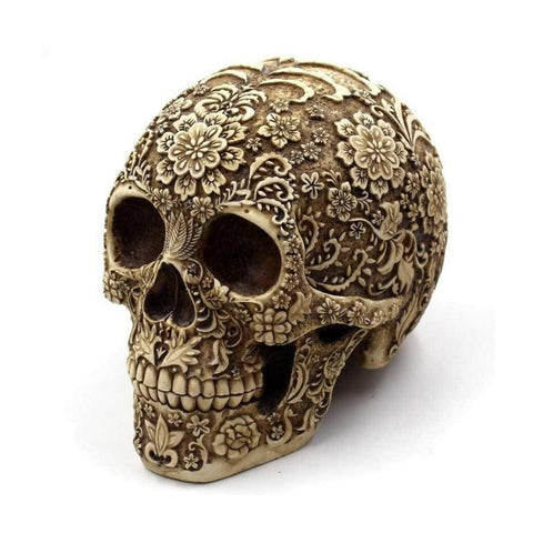 Statue Tête de Mort <br/> Calavera Mexicaine