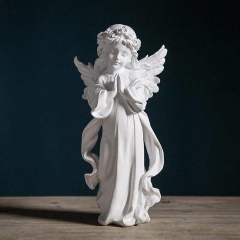 statues anges blancs